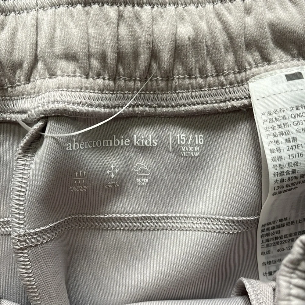 Abercrombie Kids White Sweatpants
